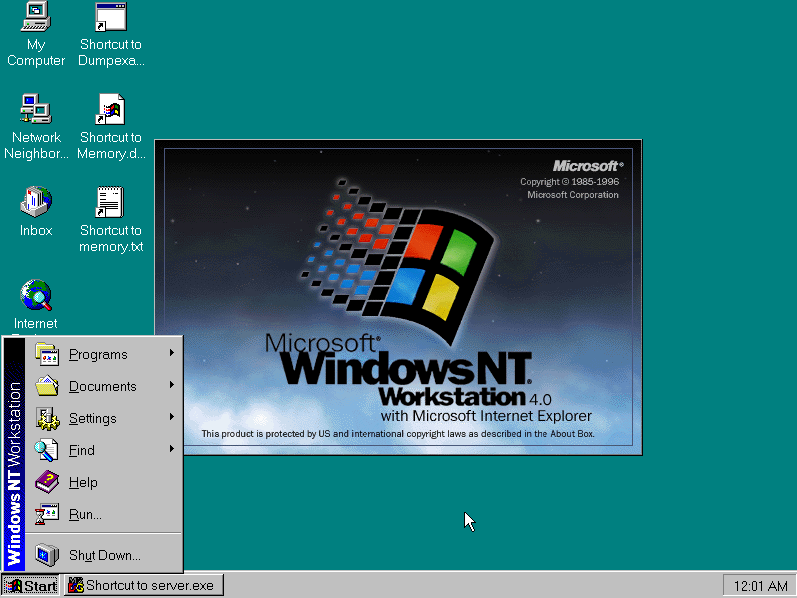 Windows NT 4.0 running in QEMU MIPS